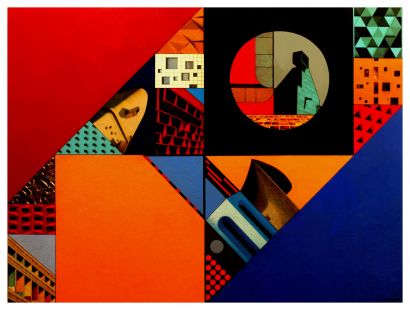 DÍPTICO LE CORBUSIER - a Paint Artowrk by JUAN PITA